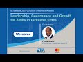 IIA Masterclasses, GOVERNANCE AND GROWTH FOR SMES IN TURBULENT TIMES