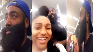 James Harden Joking With Fans & Talks About Russell Westbrook Trade