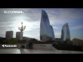 postcards from azerbaijan the baku flame towers