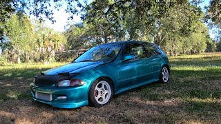 My new to me Turbo B20B Honda Civic EG Hatch