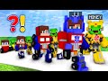 JJ Optimus Prime and Mikey Bumblebee Life Cycle Birth to Adult Robot - Maizen Minecraft Animation