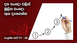 දස සංඥා වලින් මූලික සංඥා තුන දැනගන්න