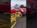 guy tries using a pipe as a car tire… shorts