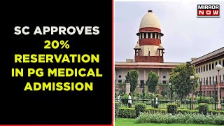 PG Medical Quota: Supreme Court Upholds The Bombay HC's Decision To Reserve 20% Seats | English News