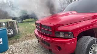 1000hp cummins cold start!