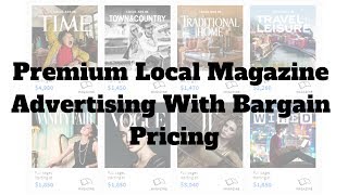 Magazine Advertising Examples - Examples of Advertisement Placement in Local Magazines