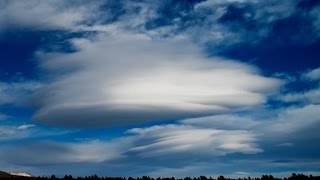 Timelapse Footage Of Lenticular Clouds