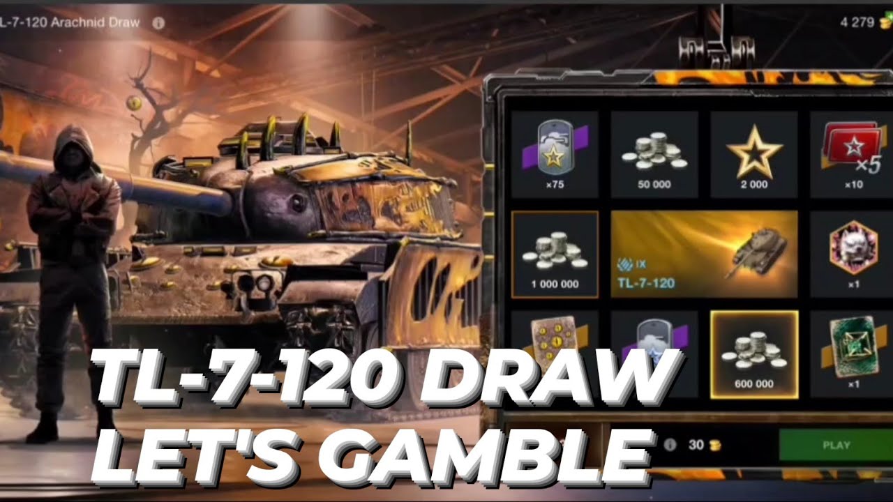 TL-7-120 Draw + Showcase & How To Play WOTB ⚡ WOTBLITZ ⚡ World Of Tanks ...