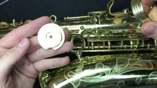 Installing a Center Brace Resonance Weight on a Selmer Saxophone