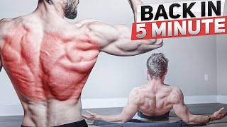 5 MIN PERFECT BACK Workout (AT HOME. NO EQUIPMENT)