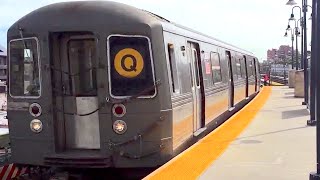 ᴴᴰ R68 Q Train Action at Ocean Parkway