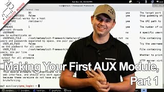 Making Your First AUX Module, Part 1 - Metasploit Minute [Cyber Security Education]