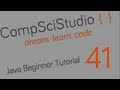 Java Beginner Programming Tutorial 41 Proper Getters And Setters
