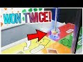 Winning TWICE From DROP THE HOOK!! || Arcade Games!