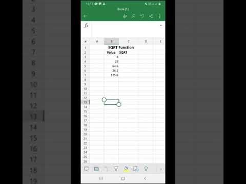 Find the Square root of number | SQRT Function in Excel | How to use SQRT Formula in Excel