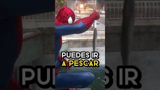 EN SPIDER-MAN 2 PUEDES IR A PESCAR  🤯 #SpiderMan2 #Spiderman #Marvel #PS5