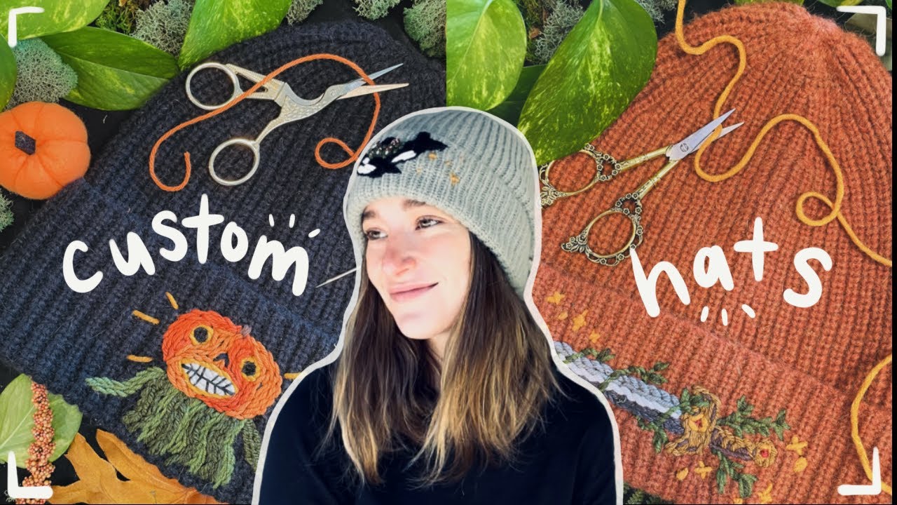Making Custom Embroidered Hats Youtube