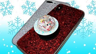 Mini SNOW GLOBE PopSocket ❄️ DIY EOS PopSocket