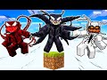 JOGANDO APENAS UM BLOCO COMO SIMBIONTES NO MINECRAFT!