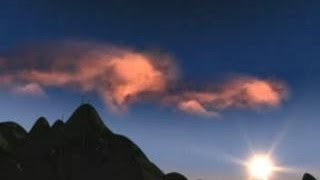 Animated View of Noctilucent Cloud