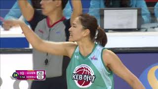 2018 WKBL 여자프로농구 - 1쿼터 큰 격차로 앞서가는 삼성생명. 20180223