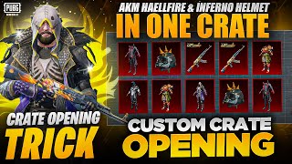 I Got AKM Hellfire + Inferno Helmet | Custom Crate Opening |  Old Rare Mythics |PUBGM