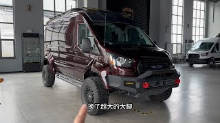 进口福特350SRW四驱越野房车，升级完门桥的版本