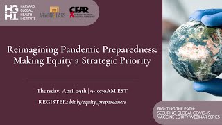 Reimagining Pandemic Preparedness: Making Equity a Strategic Priority