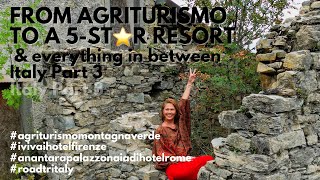 FROM AGRITURISMO TO A 5-STAR RESORT (Italy Vlog#3)