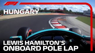 Lewis Hamilton's Onboard Pole Lap | 2021 Hungarian Grand Prix | Pirelli