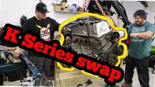 INSTALLING THE K20 INTO THE EG CIVIC