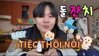 [VOLG] TUI ĐÃ TRỞ LẠI RỒI ĐÂY!!😃😃LẦN ĐẦU TRẢI NGHIỆM VĂN HOÁ TIỆC THÔI NÔI Ở HÀN🇰🇷✨🍼👶