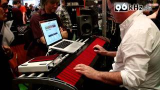 Lippold Haken stellt das Haken Audio Continuum Fingerboard vor (Musikmesse 2011 | 96kHz.de)