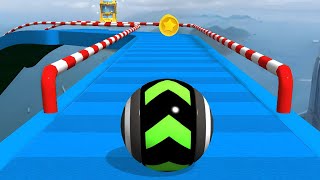 Sky Rolling Ball 3D Gameplay Speedrun Max All Levels 1160