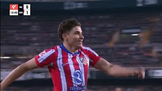 Gol de Julián Álvarez Hoy | Valence vs Atl. Madrid 0-3 | Resumen | LaLiga 2024/25