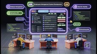 ☕ Full Stack Java Project LIVE | Employee Management System with Spring Hibernate / Spring boot