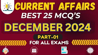 CURRENT AFFAIRS DECEMBER-2024 II JKPSI II HIGH COURT- JUNIOR ASSISTANT II #jkssb