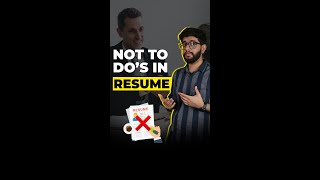 5 Not To Do's in your Resume | Job | Resume | Career Guidance | Ishaan Arora | Finladder