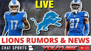 Lions Live News & Rumors LIVE: Lions Top 10 Offense? Detroit Sleeper 2022 Playoff Team? + Q/A