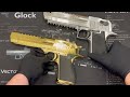 desert eagle .50ae titanium gold u0026 ss