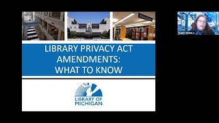 Library Law Spotlight January 2021: Library Privacy Act Amendments