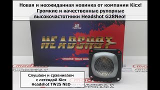 Сверх детальные рупорные высокочастотники Kicx Headshot G28NEO!