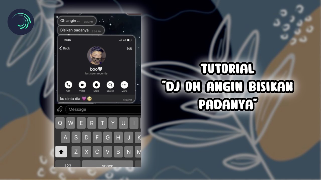 TUTORIAL - DJ OH ANGIN BISIKAN PADANYA - YouTube