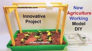 new innovative ideas in agriculture working model | inspire award science project | howtofunda