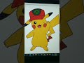 #shorts Cute Pikachu using Python Turtle