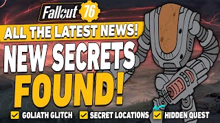 NEW Secret Bunkers, Hidden Quest and MORE! | Fallout 76 Latest News