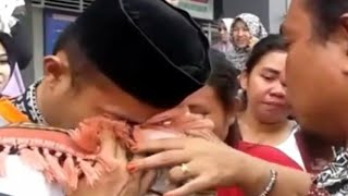 Viral, Video Seorang Tahanan Nangis Peluk Jenazah Putranya