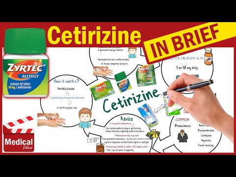 What does cetirizine cure?