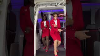 Flight Attendant - Dancing Virgin Atlantic #stewardess #airplane #cabincrew #flightcrew #airhostess