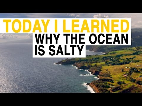Why does salt stay in the ocean?